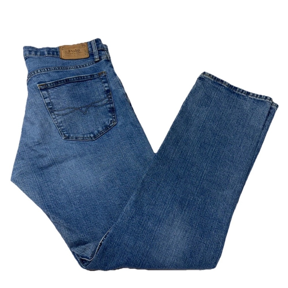 NICE Polo Ralph Lauren Jeans Men's 34x34 Blue Hampton Relaxed Straight Fit